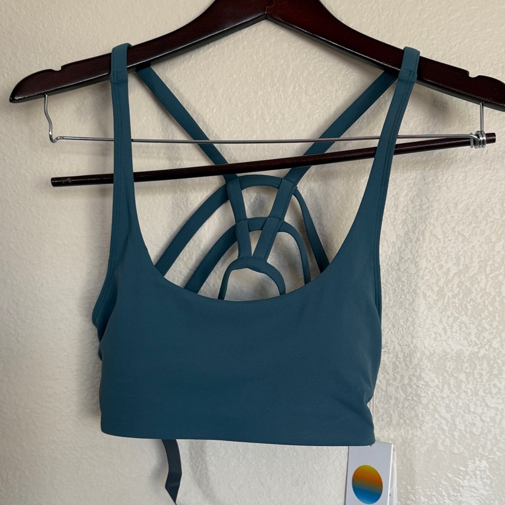 Vuori Teal Sports Bra